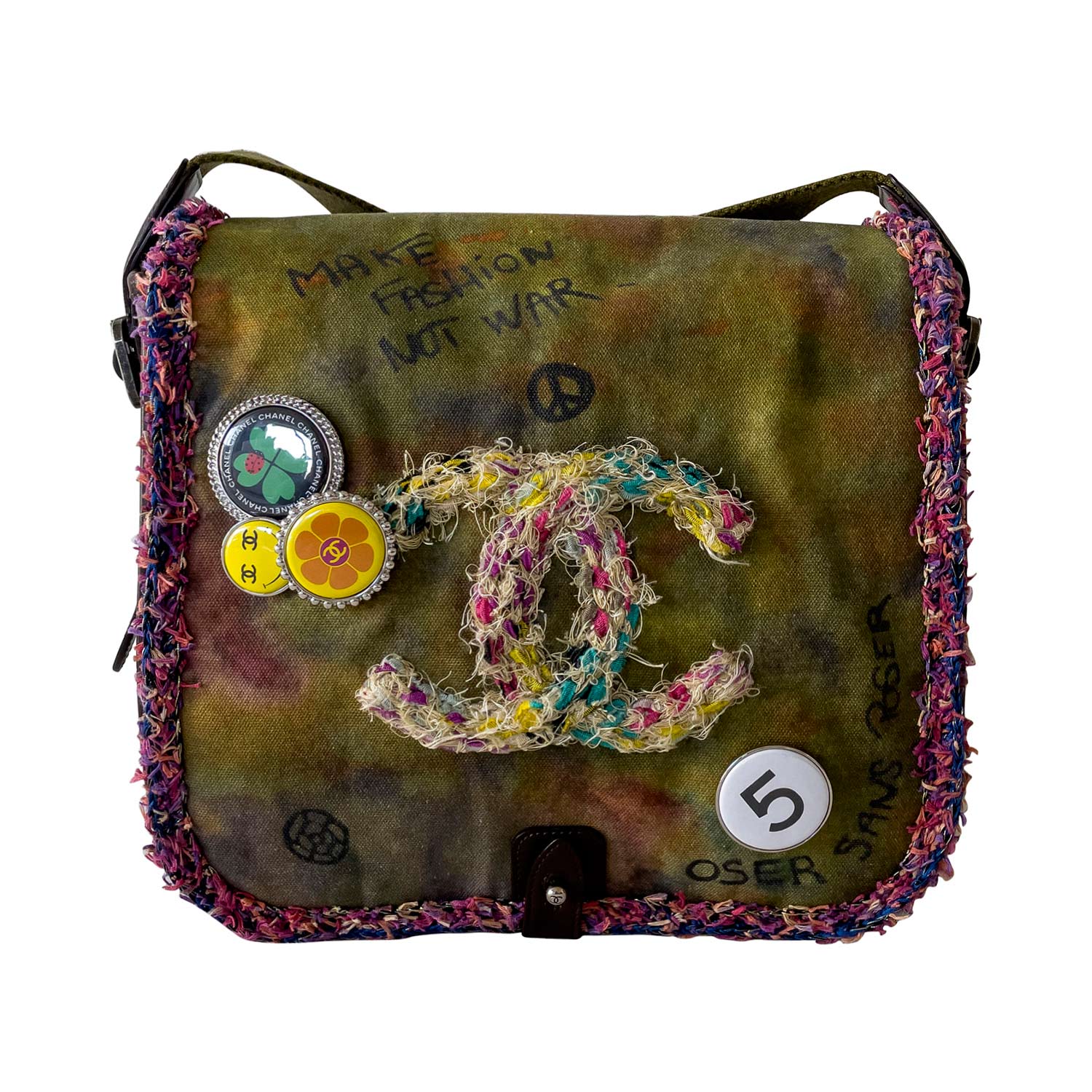 chanel watercolor flap bag