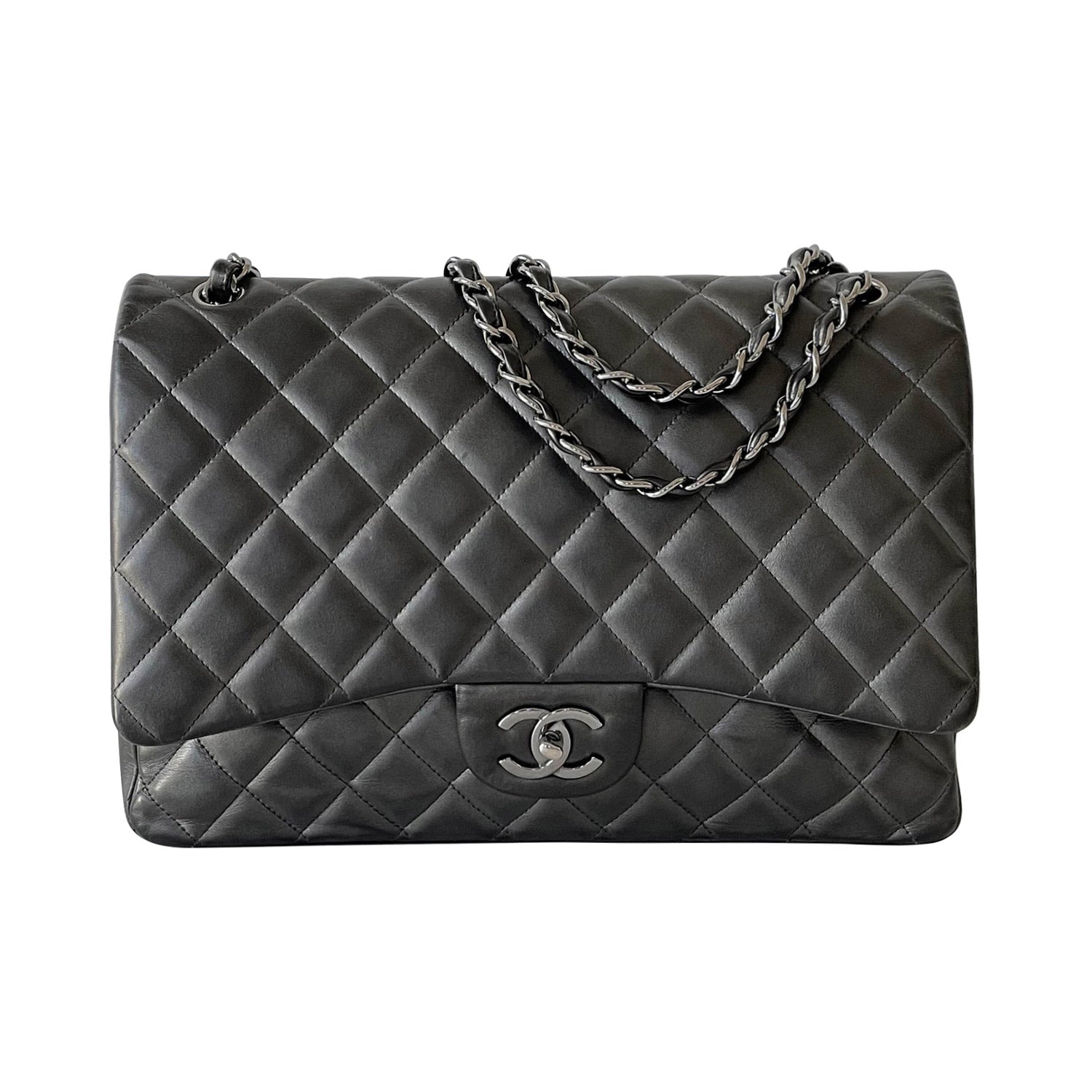 Shop authentic Chanel Classic Maxi Double Flap Bag at revogue for