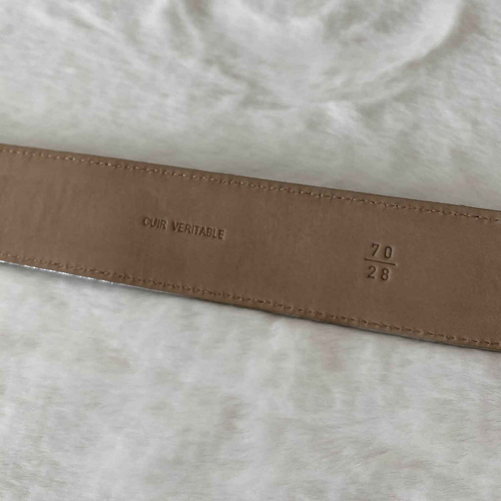 Chanel CC Logo Quilted Leather Belt