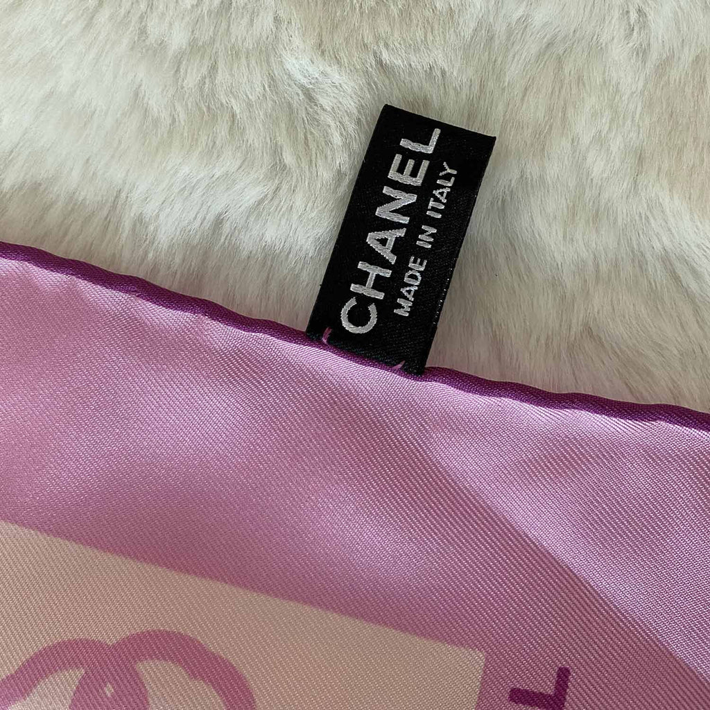 Chanel CC Motif Silk Scarf — BLOGGER ARMOIRE