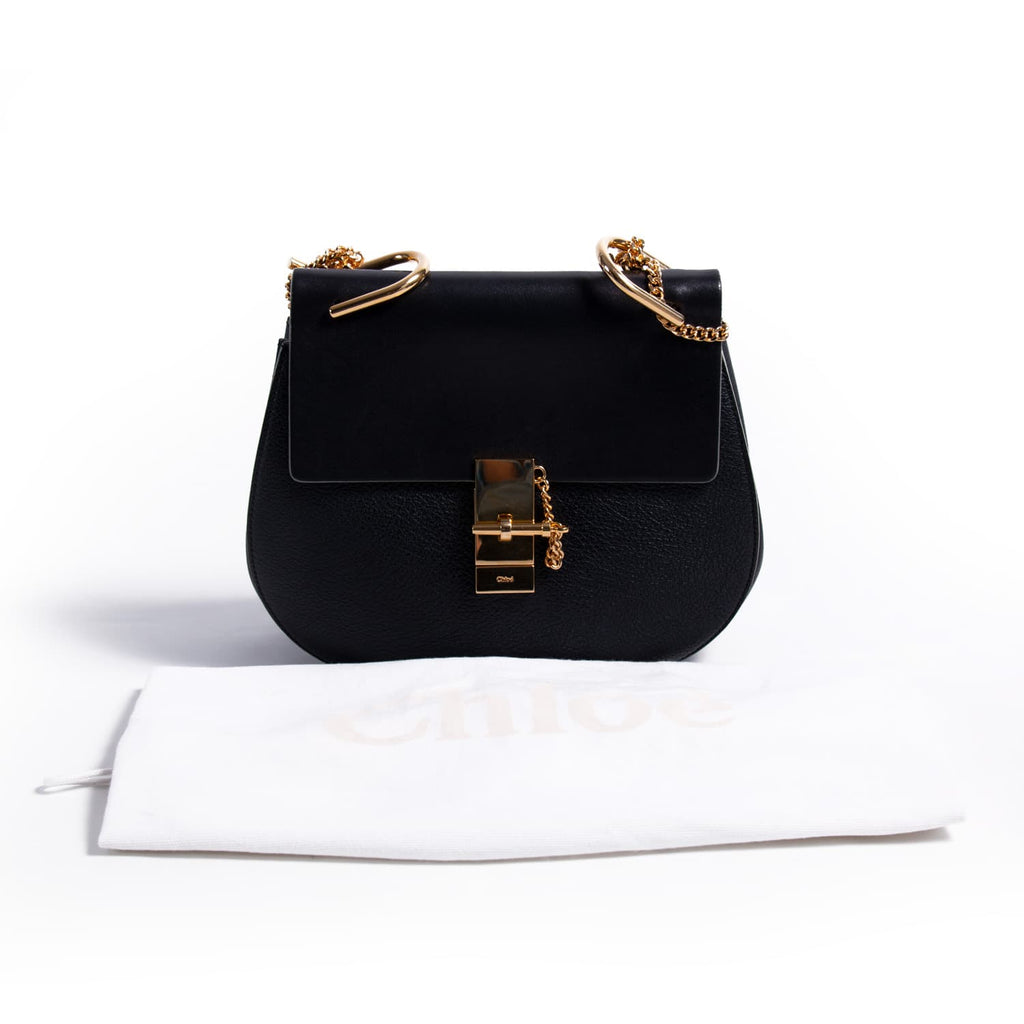 Chloé Drew Small Leather Shoulder Bag Bags Chloé - Shop authentic new pre-owned designer brands online at Re-Vogue