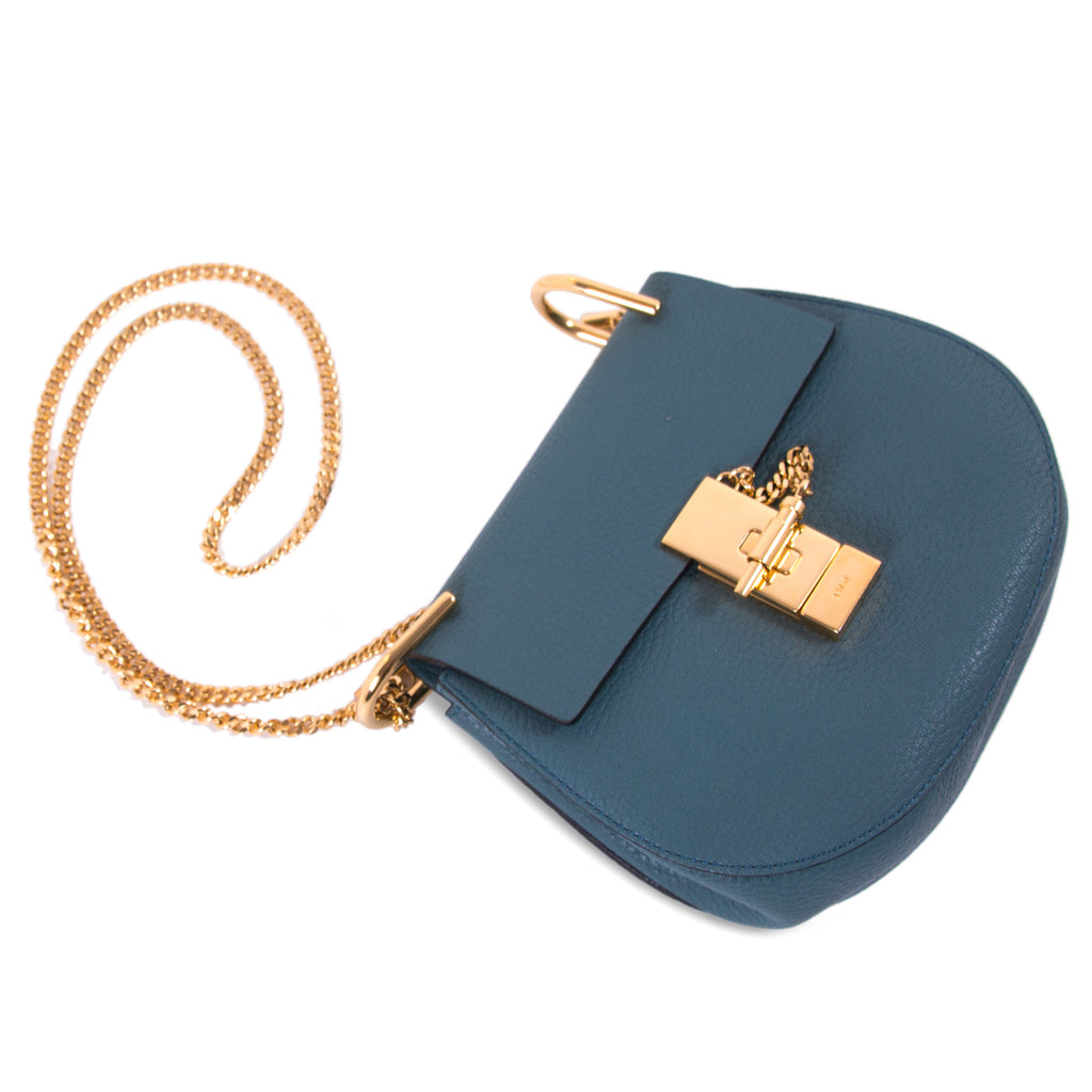 Chloé Drew Mini Leather Shoulder Bag Bags Chloé - Shop authentic new pre-owned designer brands online at Re-Vogue