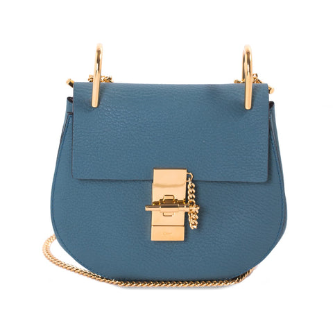 Chloé Drew Mini Leather Suede Shoulder Bag