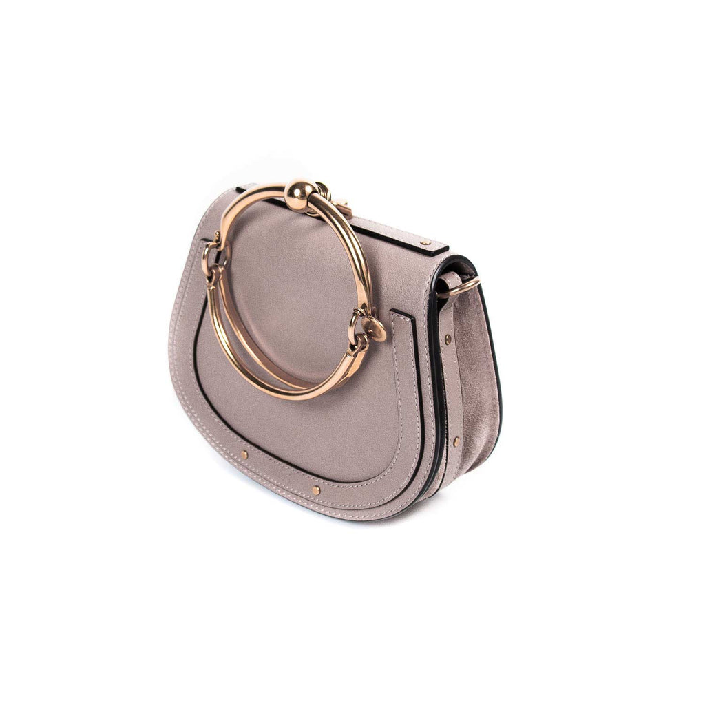 Chloé Nile Bracelet Medium Bag in Black Leather — UFO No More