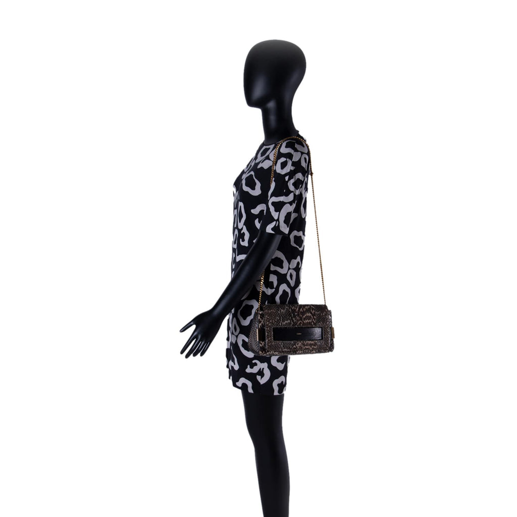 Chloé Snakeskin Medium Elle Bag Bags Chloé - Shop authentic new pre-owned designer brands online at Re-Vogue