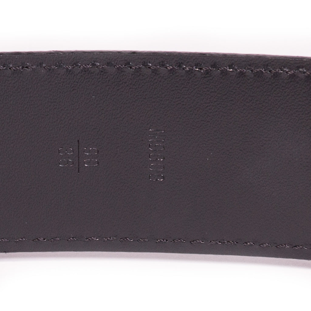 Louis Vuitton Vintage - Damier Graphie Initiales Belt - Black Gray