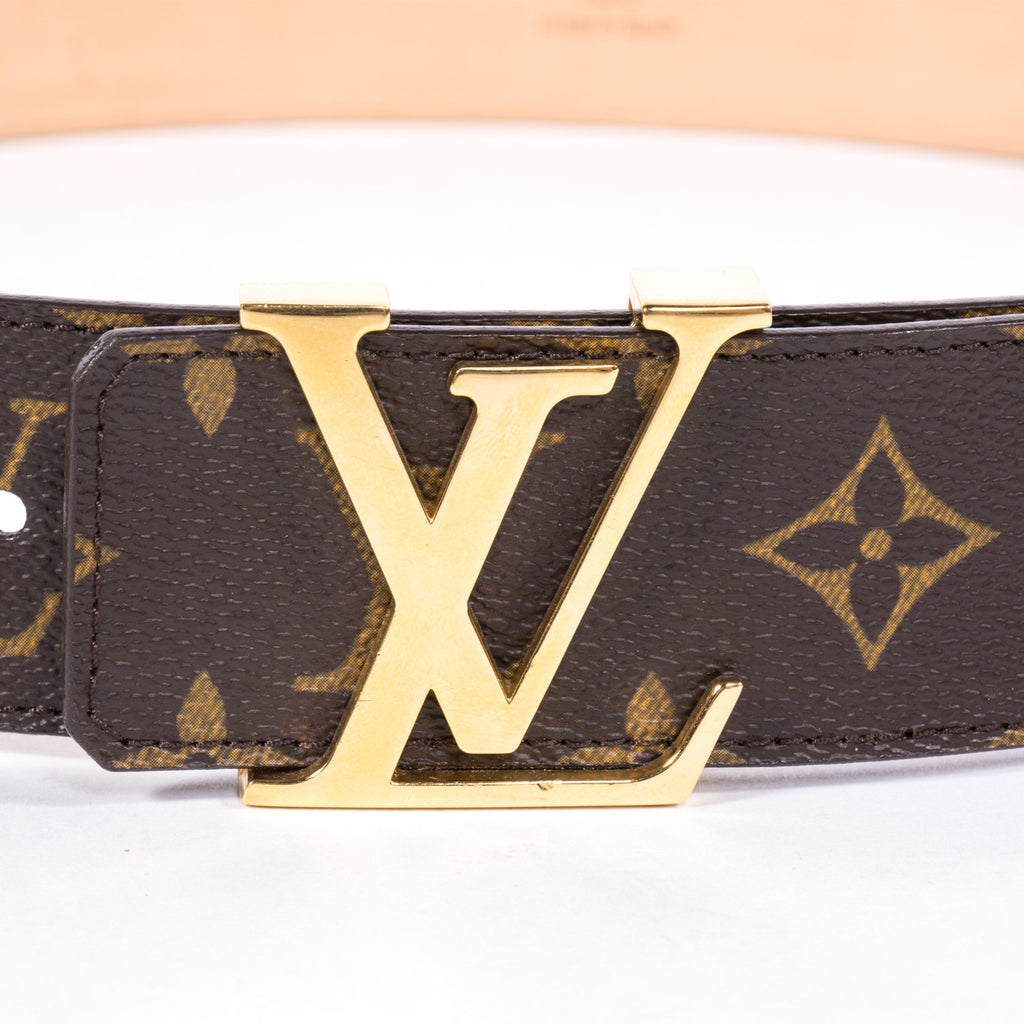 Louis Vuitton Initiales Belt Leather Medium 80 - ShopStyle