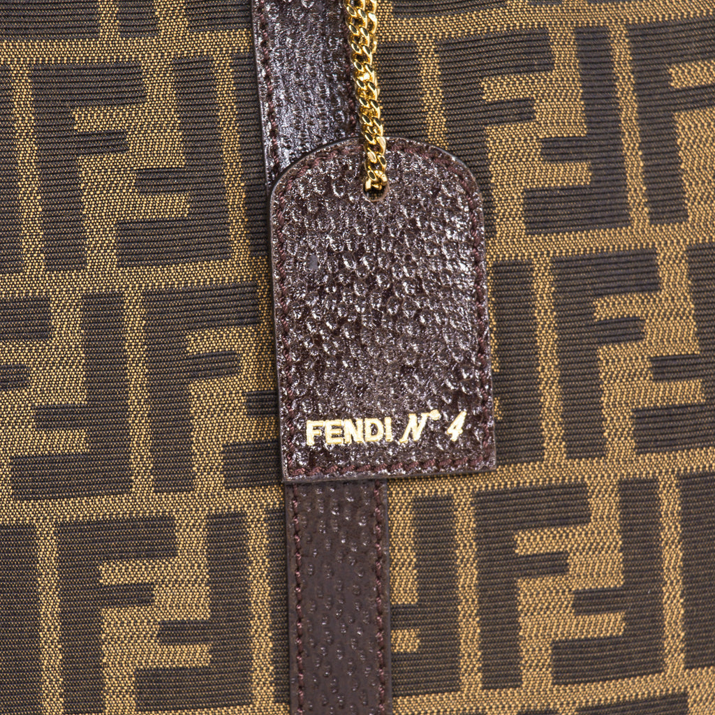 Fendi Classico No. 4 Canvas Zucca Tote Bag Bags Fendi - Shop authentic new pre-owned designer brands online at Re-Vogue