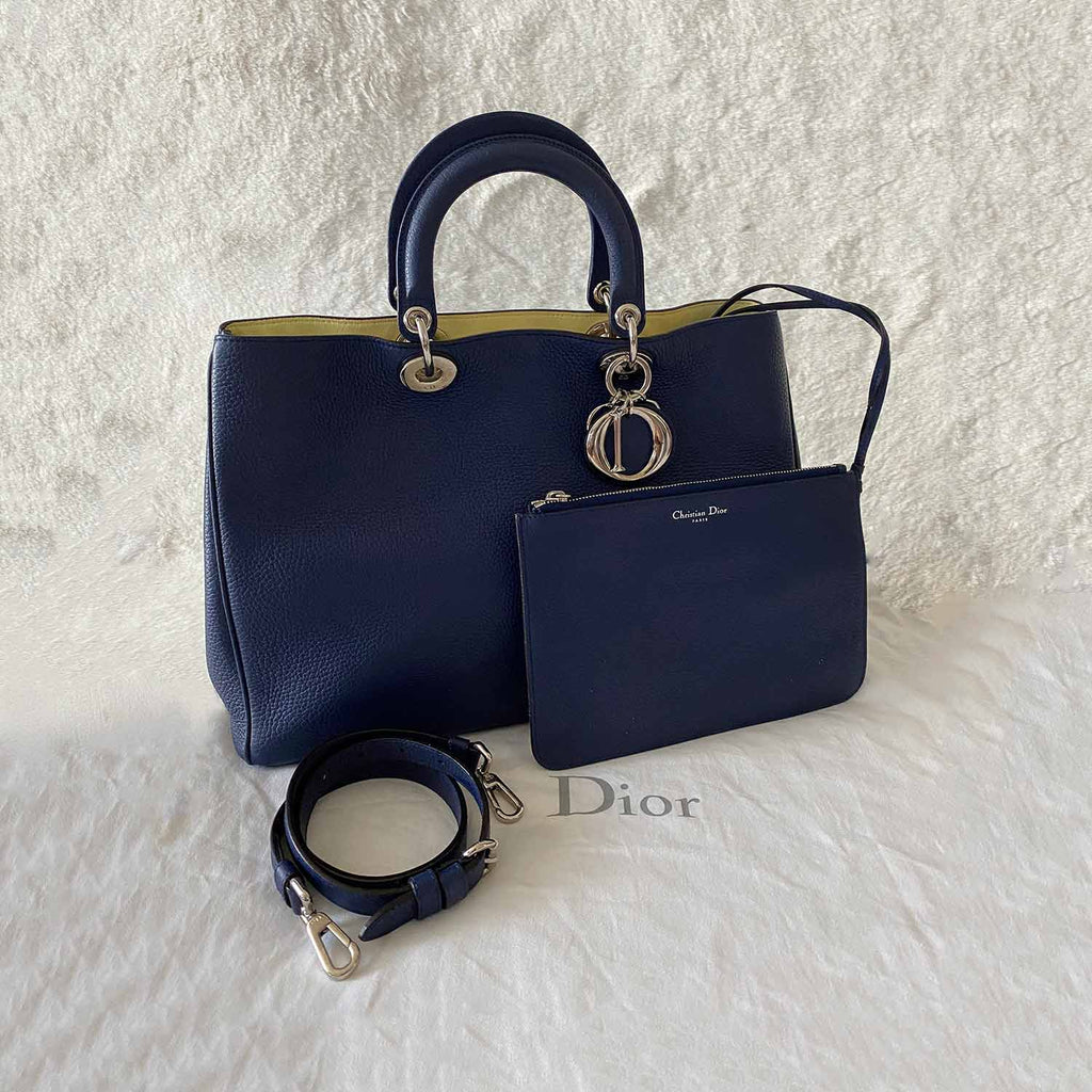 Christian Dior Diorissimo Large Leather Tote