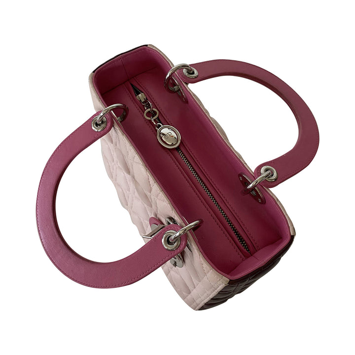 Christian Dior Tricolor Medium Lady Dior - revogue