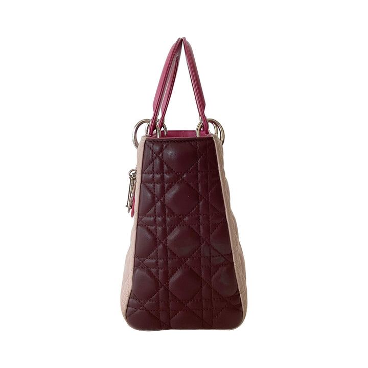 Christian Dior Tricolor Medium Lady Dior - revogue