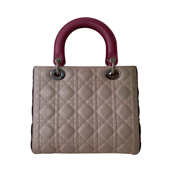 Christian Dior Tricolor Medium Lady Dior - revogue