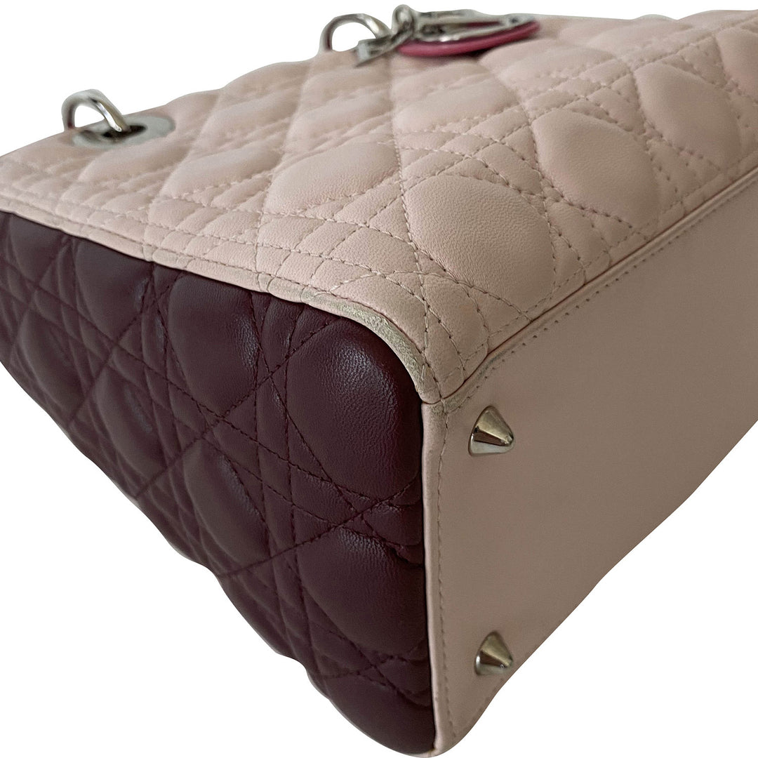 Christian Dior Tricolor Medium Lady Dior - revogue