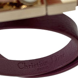 Christian Dior Faux Pearl Mise en Dior Wrap Bracelet