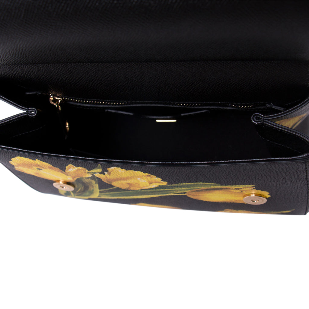 Dolce & Gabbana Tulip Prints Sicily Bag Bags Dolce & Gabbana - Shop authentic new pre-owned designer brands online at Re-Vogue