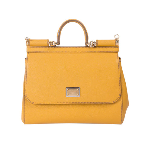 ORANGE DOLCE & GABBANA MINI 'SICILY' BAG (BB7116A1037)