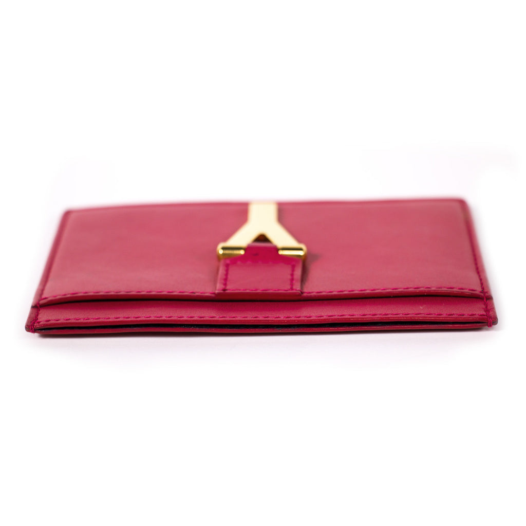 Saint Laurent Y Card Holder Accessories Yves Saint Laurent - Shop authentic new pre-owned designer brands online at Re-Vogue