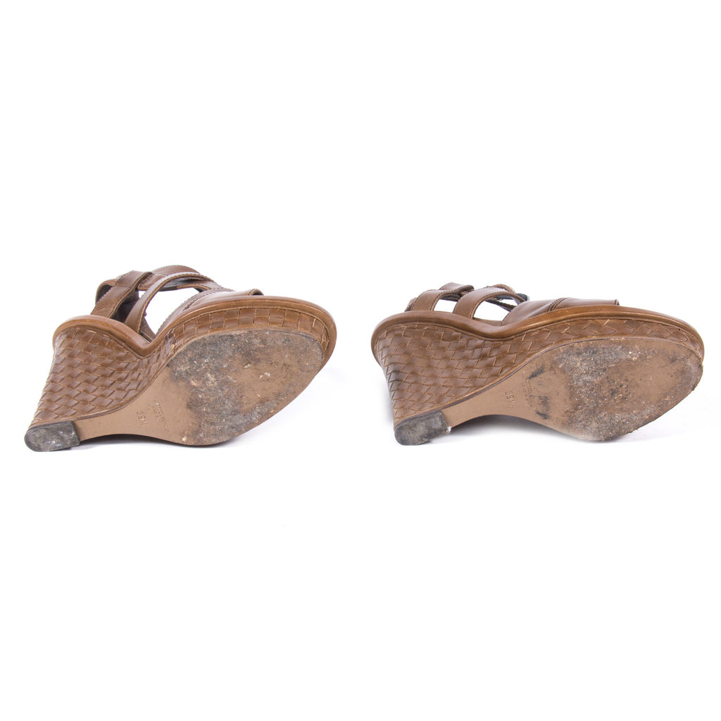 Bottega Veneta Intrecciato Wedges Shoes Bottega Veneta - Shop authentic new pre-owned designer brands online at Re-Vogue