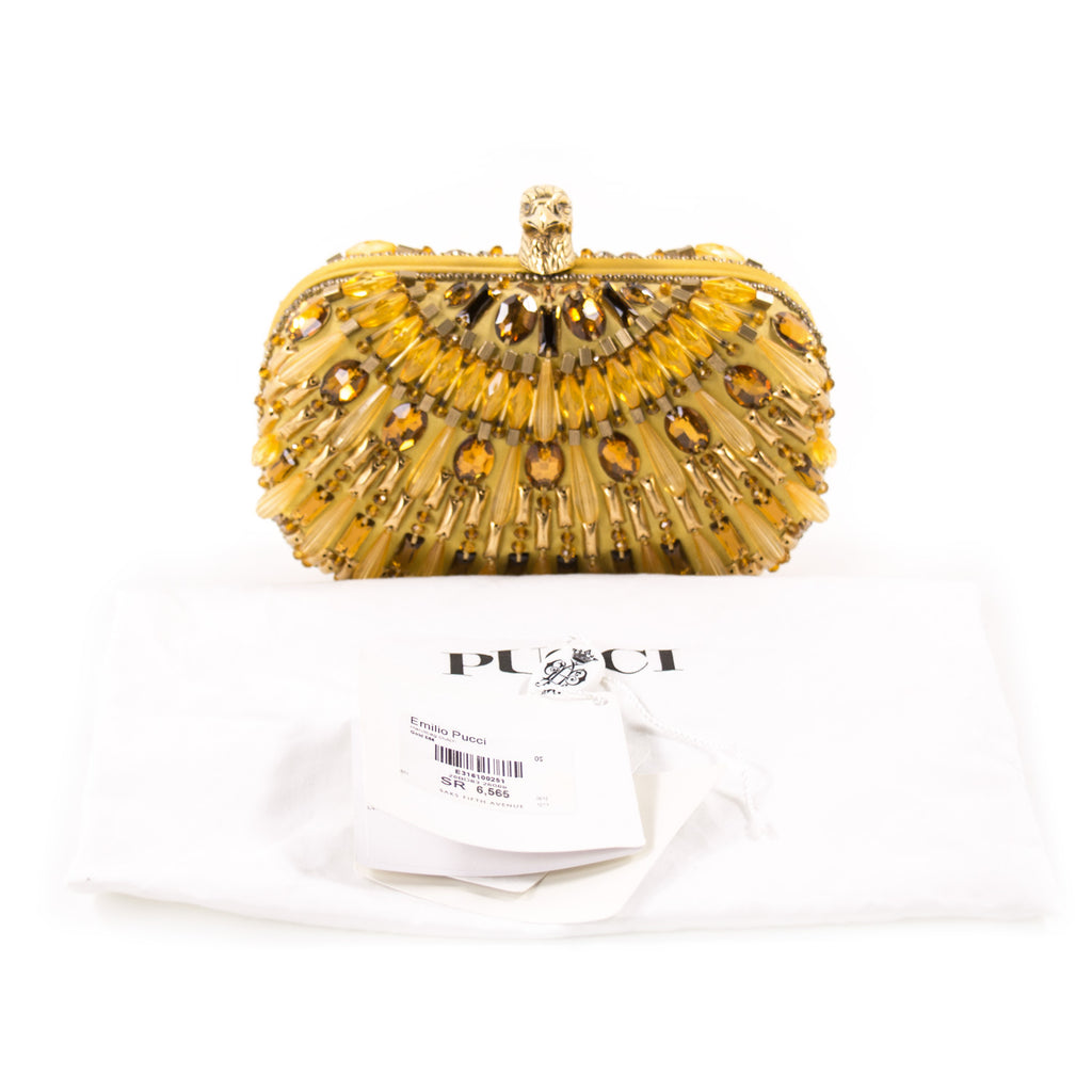 Emilio Pucci Embroidered Box Clutch Bags Emilio Pucci - Shop authentic new pre-owned designer brands online at Re-Vogue