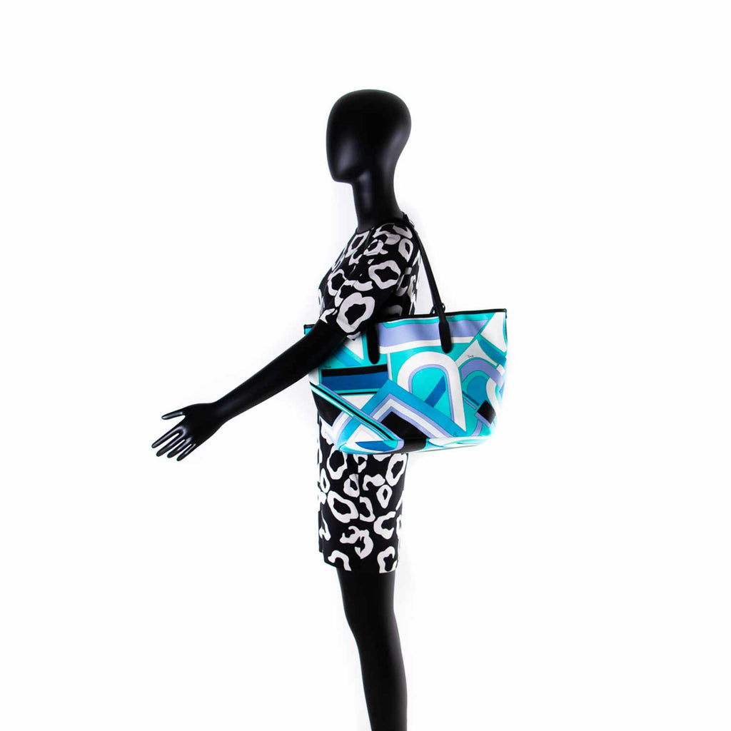 Emilio Pucci Leather Trim Tote Bag Bags Emilio Pucci - Shop authentic new pre-owned designer brands online at Re-Vogue