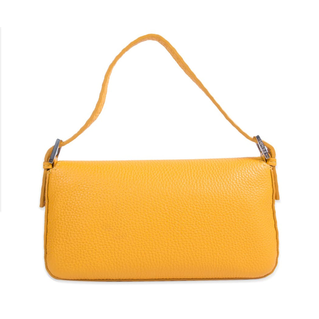 Fendi Mini Leather Baguette Shoulder Bag Bags Fendi - Shop authentic new pre-owned designer brands online at Re-Vogue