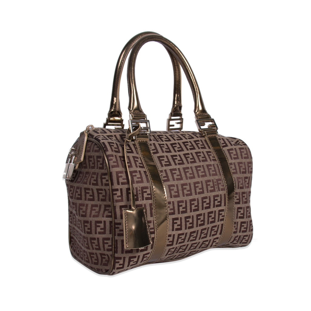 Fendi zucca boston bag outlet