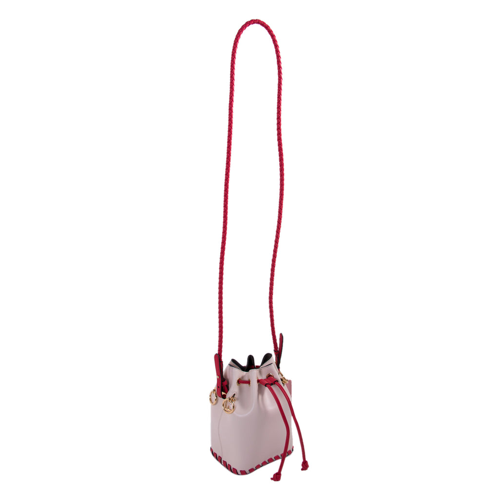 Fendi Mon Tresor bucket bag in suede with FF logo — LSC INC