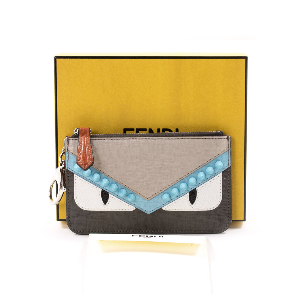 Fendi Monster Vitello Elite Leather Key Case Accessories Fendi - Shop authentic new pre-owned designer brands online at Re-Vogue