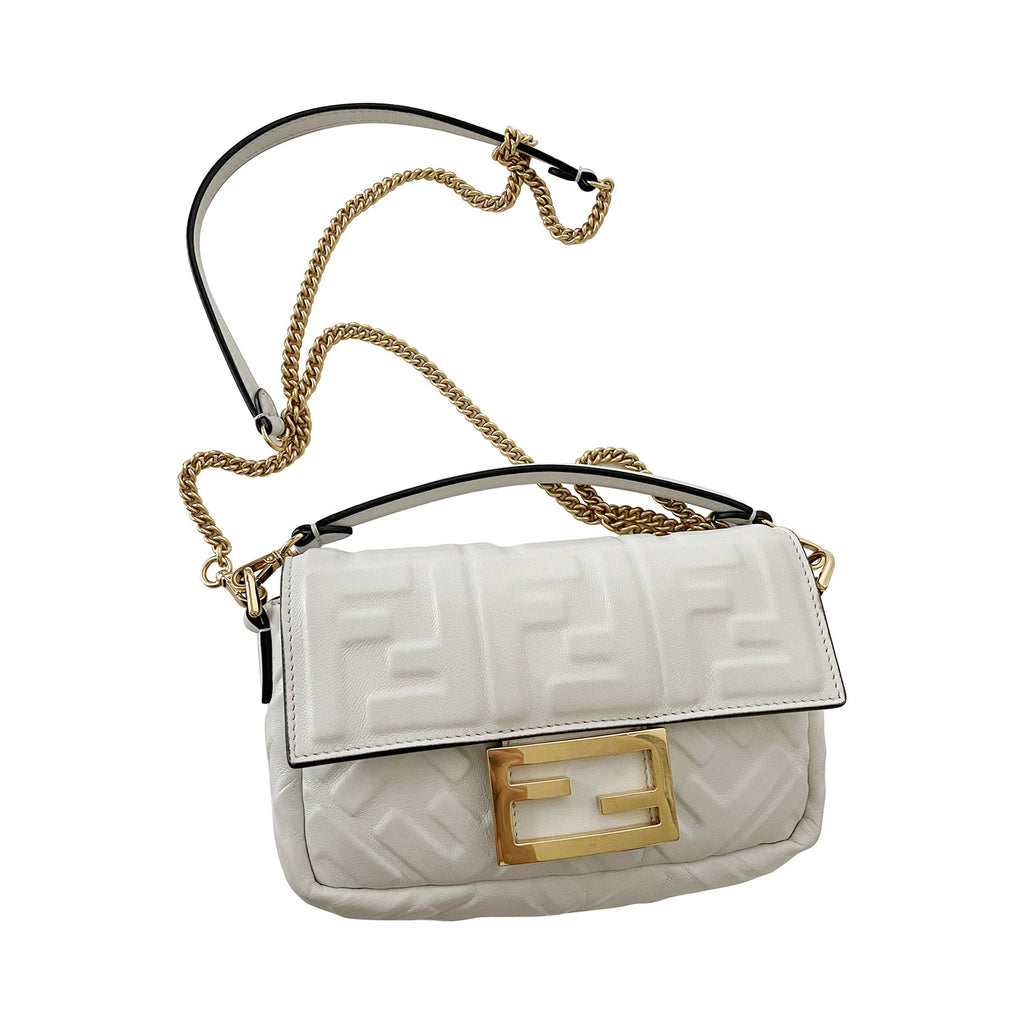 Fendi Leather Mini Iconic Baguette