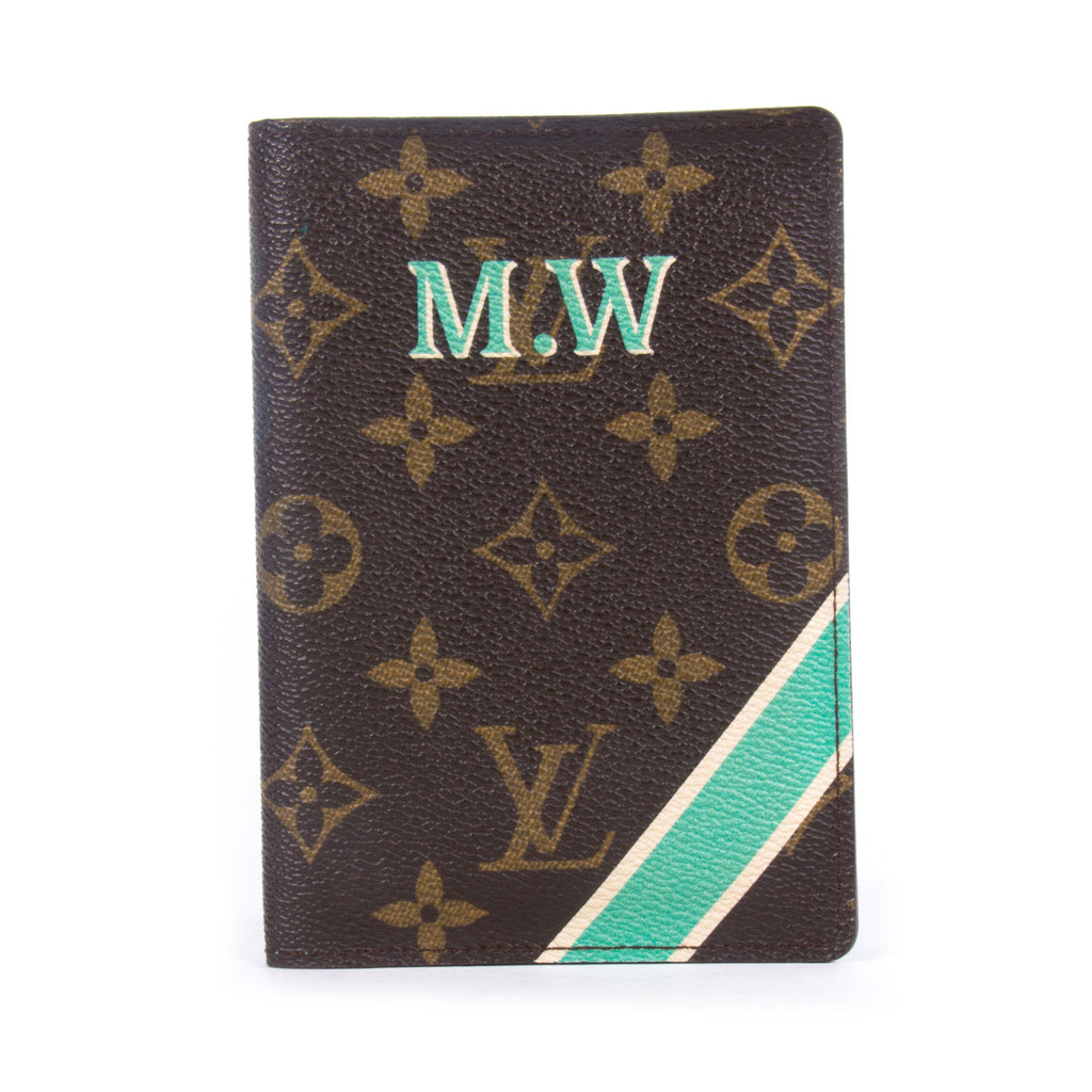 louis vuitton passport holder personalised