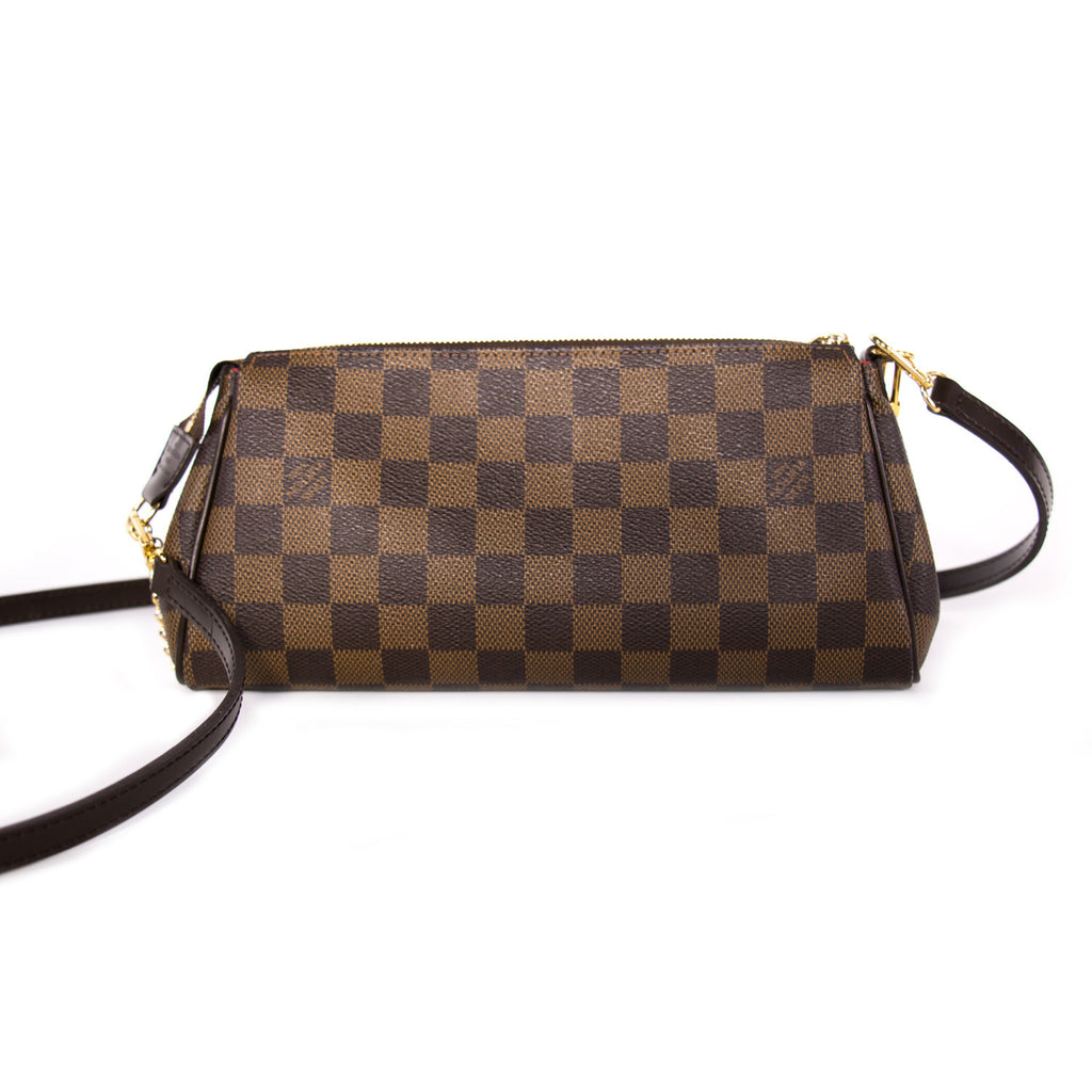 Buy Brand New & Pre-Owned Luxury Louis Vuitton Damier Ebene Canvas Eva  Clutch Online