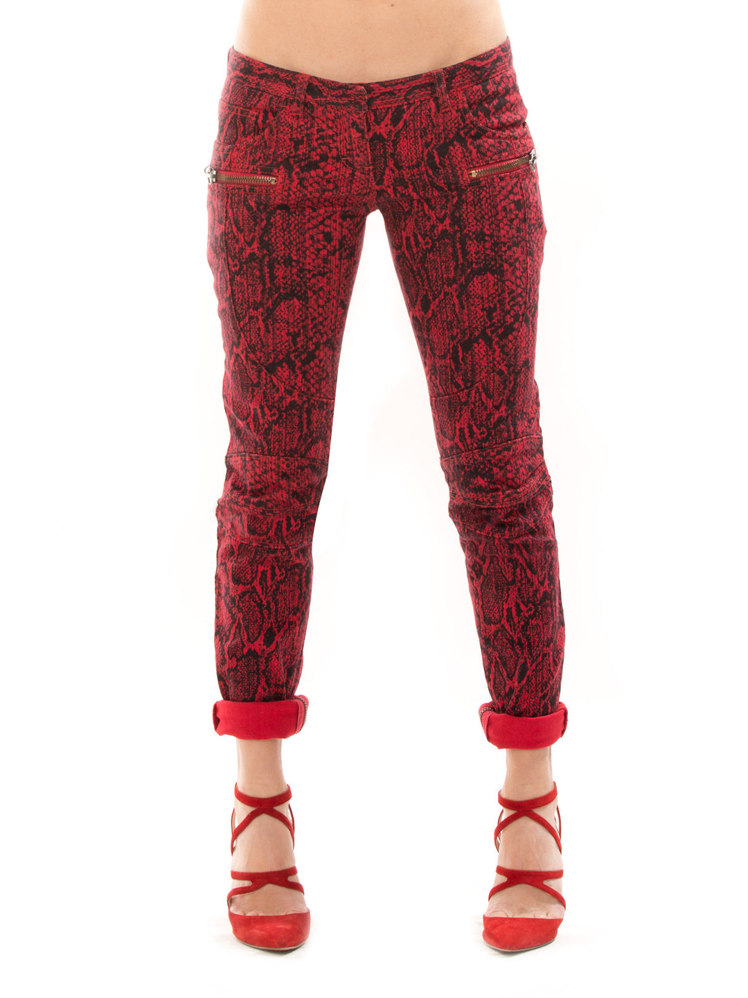 Balmain Red Jeans - revogue