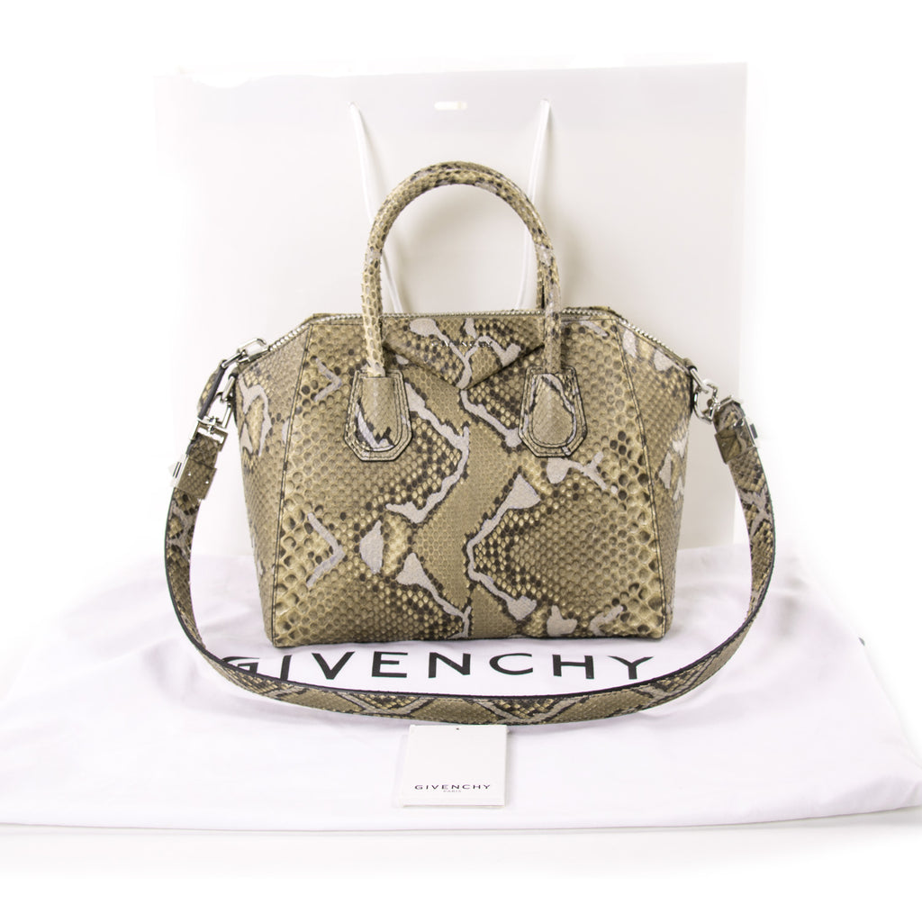 Givenchy Antigona Mini Python Bag