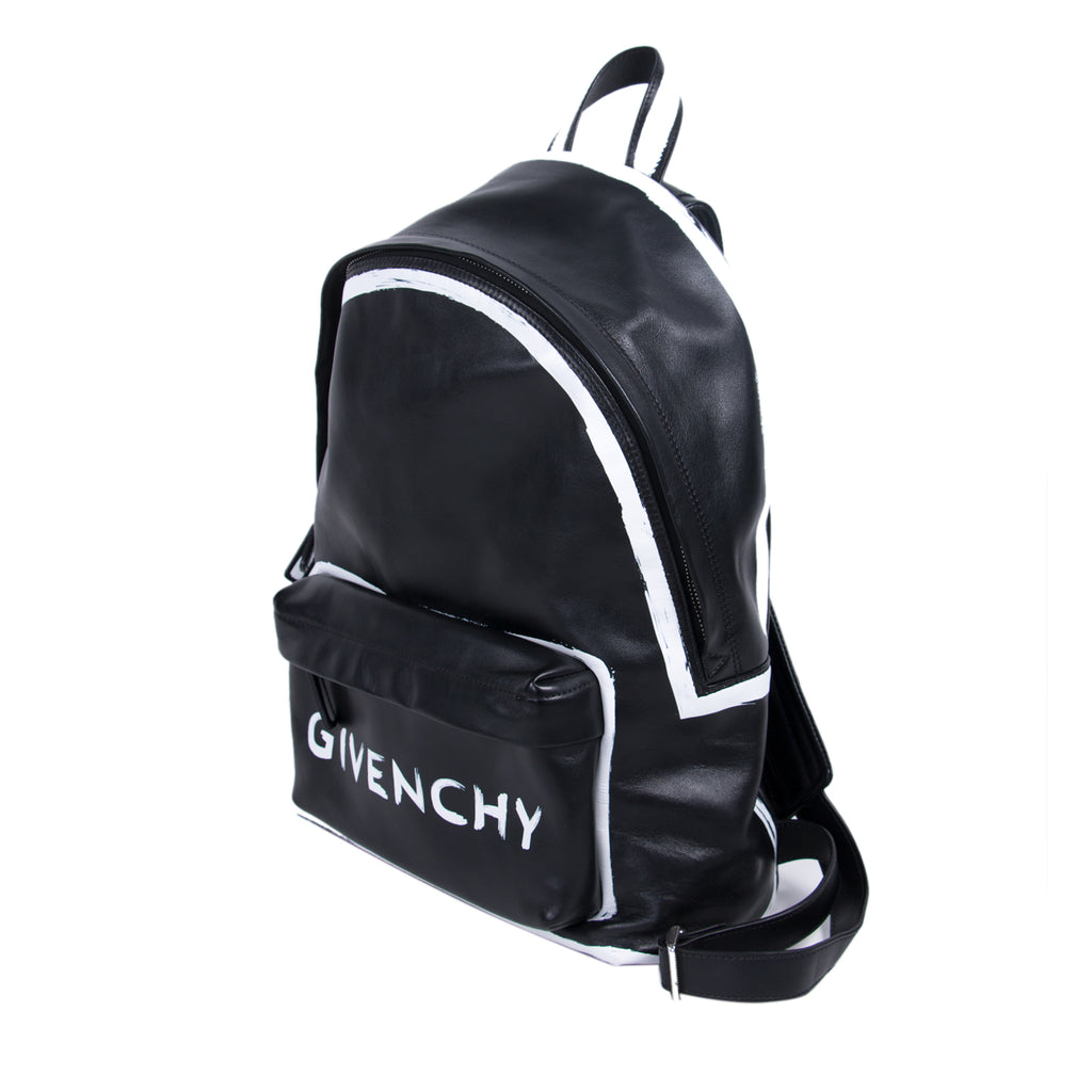 Givenchy Graffiti Logo Leather Backpack Bags Givenchy - Shop authentic new pre-owned designer brands online at Re-Vogue