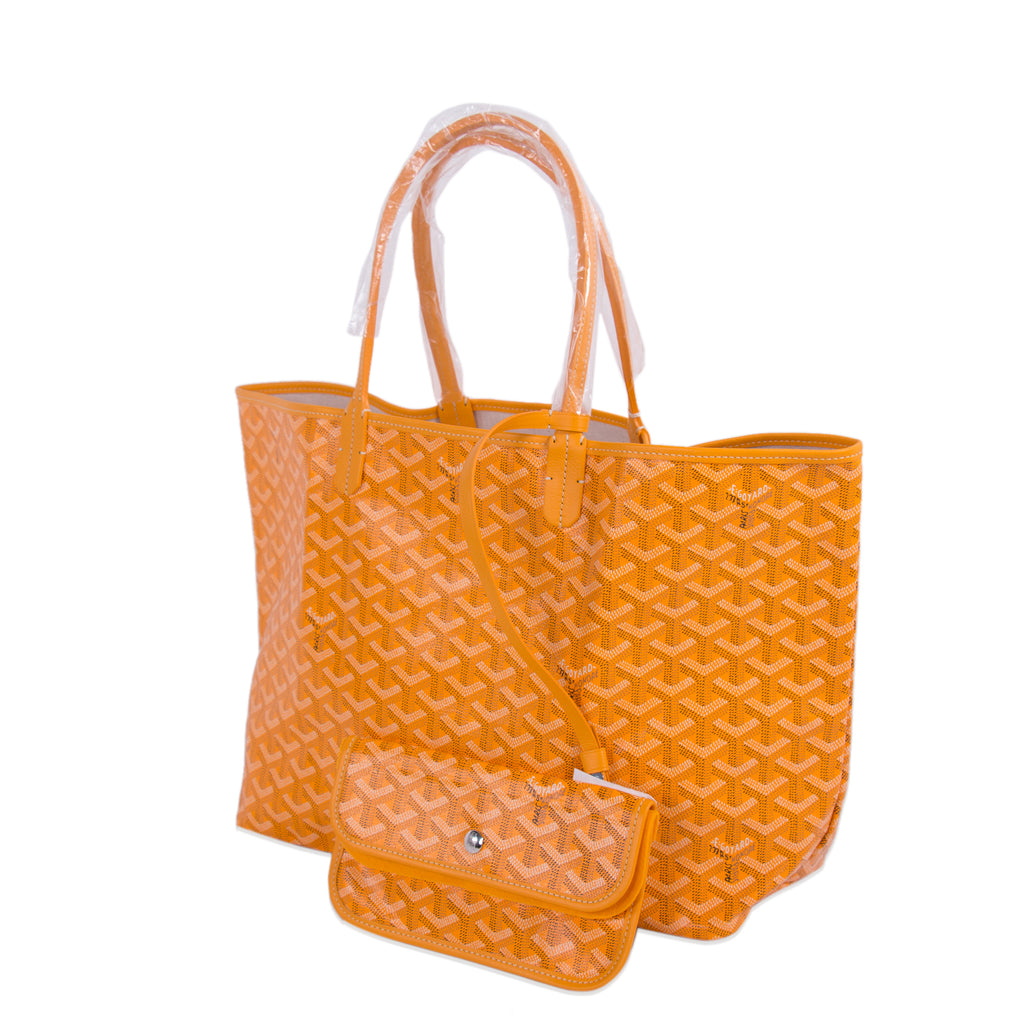 New Goyard St. Louis PM Open Tote Bag - Yellow Authenticity Guarantee