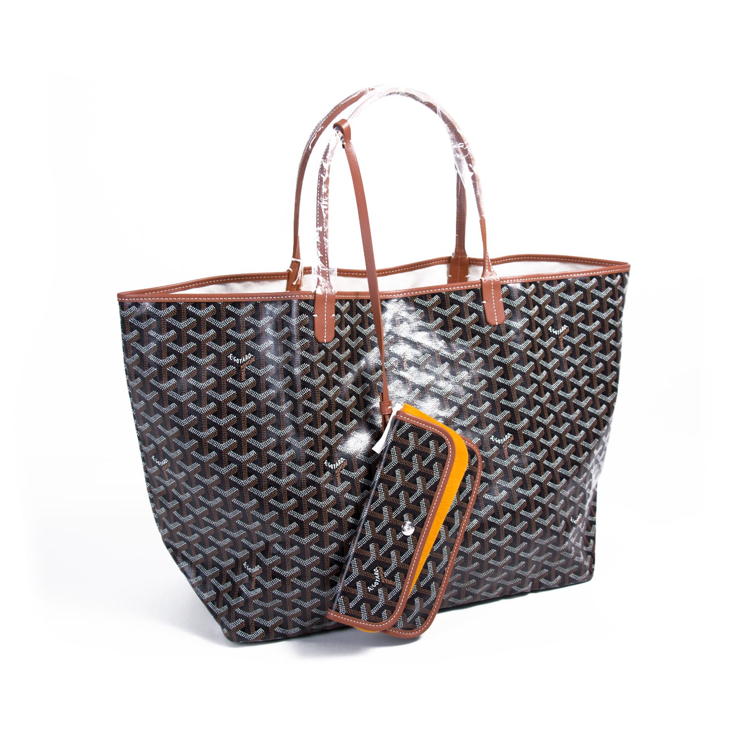 【希少】GOYARD Saint-Louis GM Tote Bag Brown Shop Goyard Saint Louis GM Tote Bag at revogue