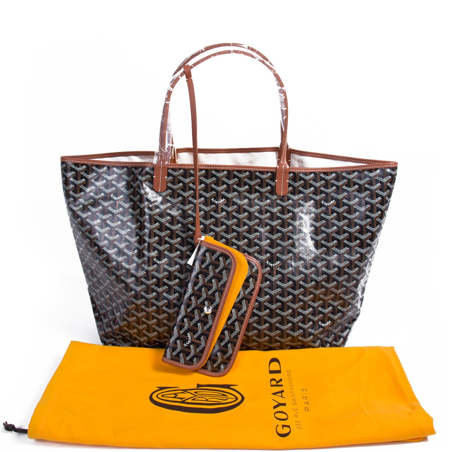 【希少】GOYARD Saint-Louis GM Tote Bag Brown Shop Goyard Saint Louis GM Tote Bag at revogue