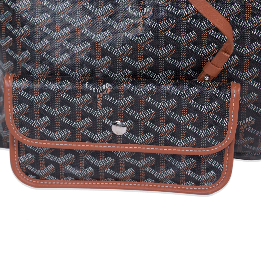 Goyard Cream Goyardine St. Louis PM Tote at 1stDibs