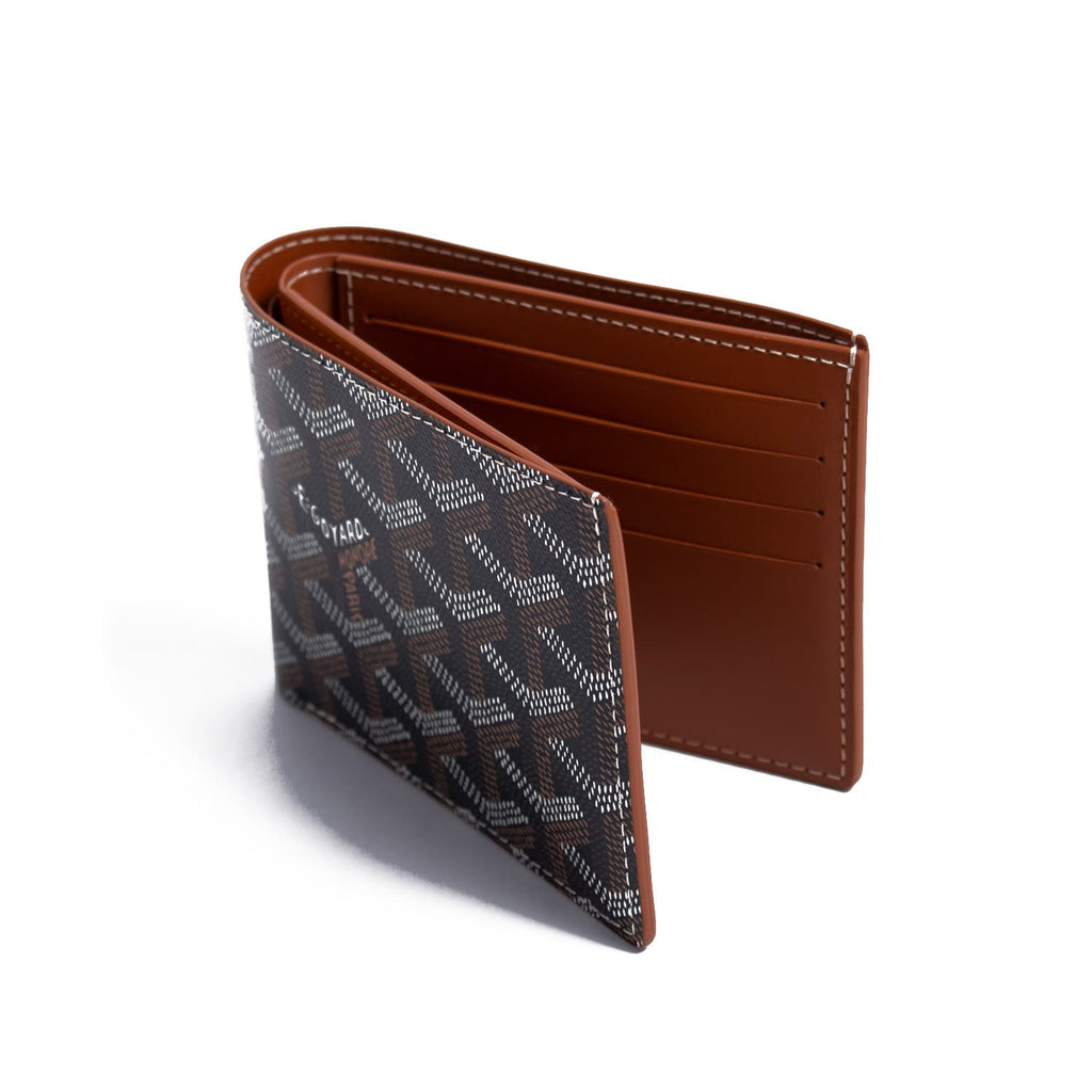 goyard victoire wallet (apmvictoire 8cc-51) grey canvas & grey