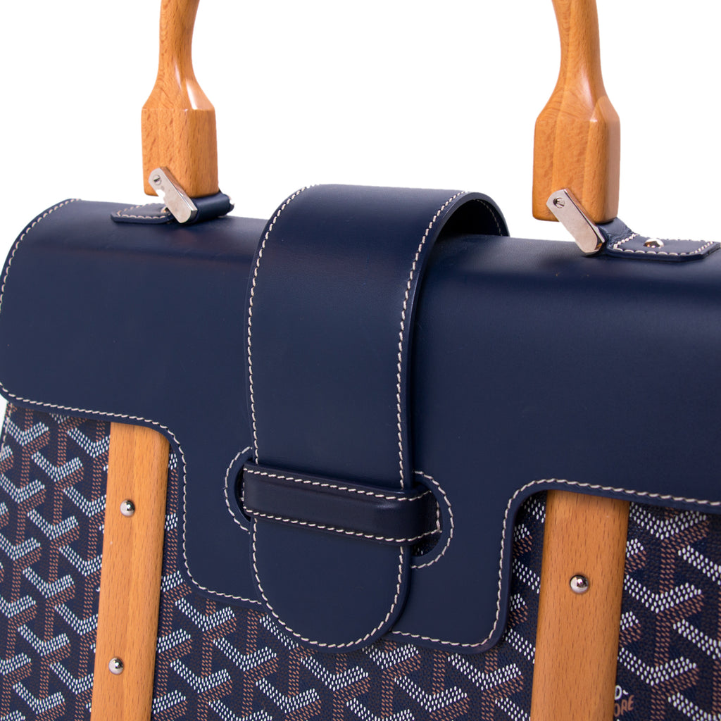 Goyard Navy Blue Saigon MM Bags Goyard - Shop authentic new pre-owned designer brands online at Re-Vogue