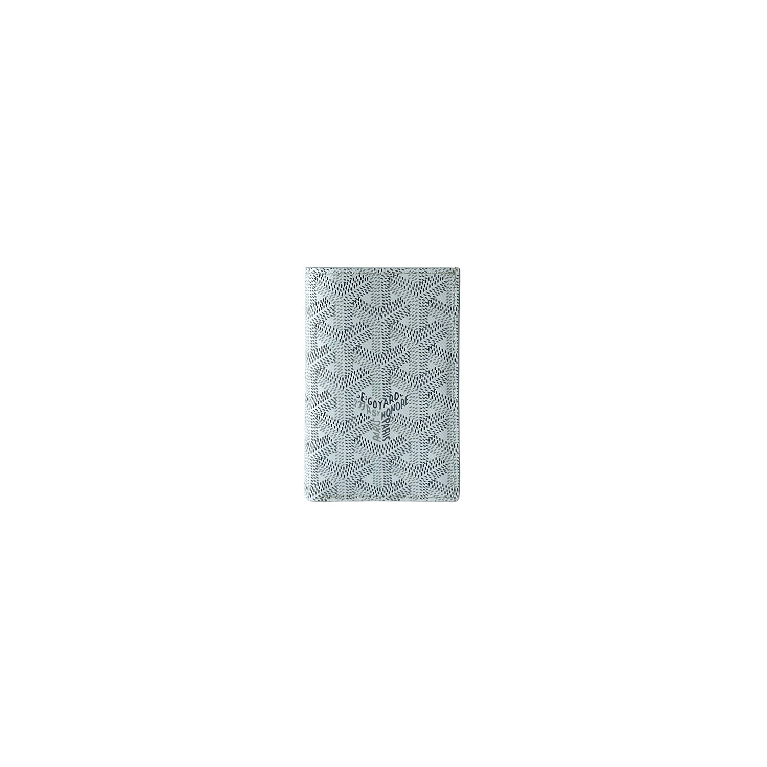 Pre-owned Goyard Saint Pierre Wallet Ine White