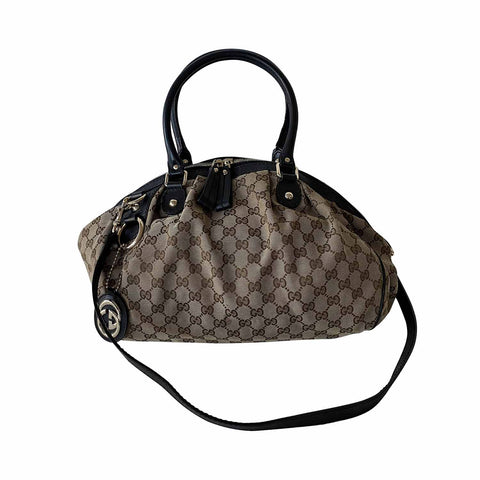 Gucci Vintage Web Embroidered Bag