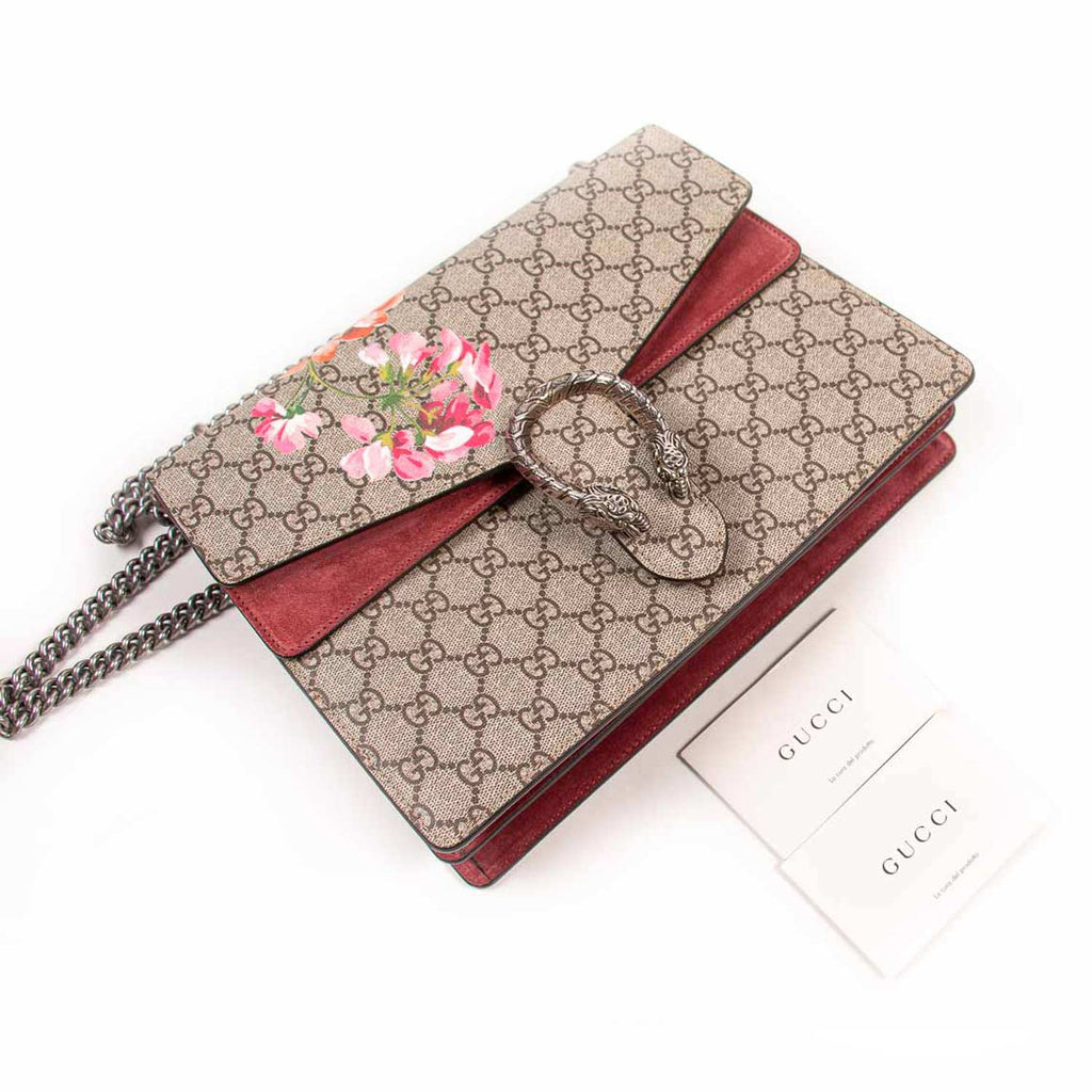 Gucci Dionysus Blooms GG Supreme Shoulder Bag Bags Gucci - Shop authentic new pre-owned designer brands online at Re-Vogue