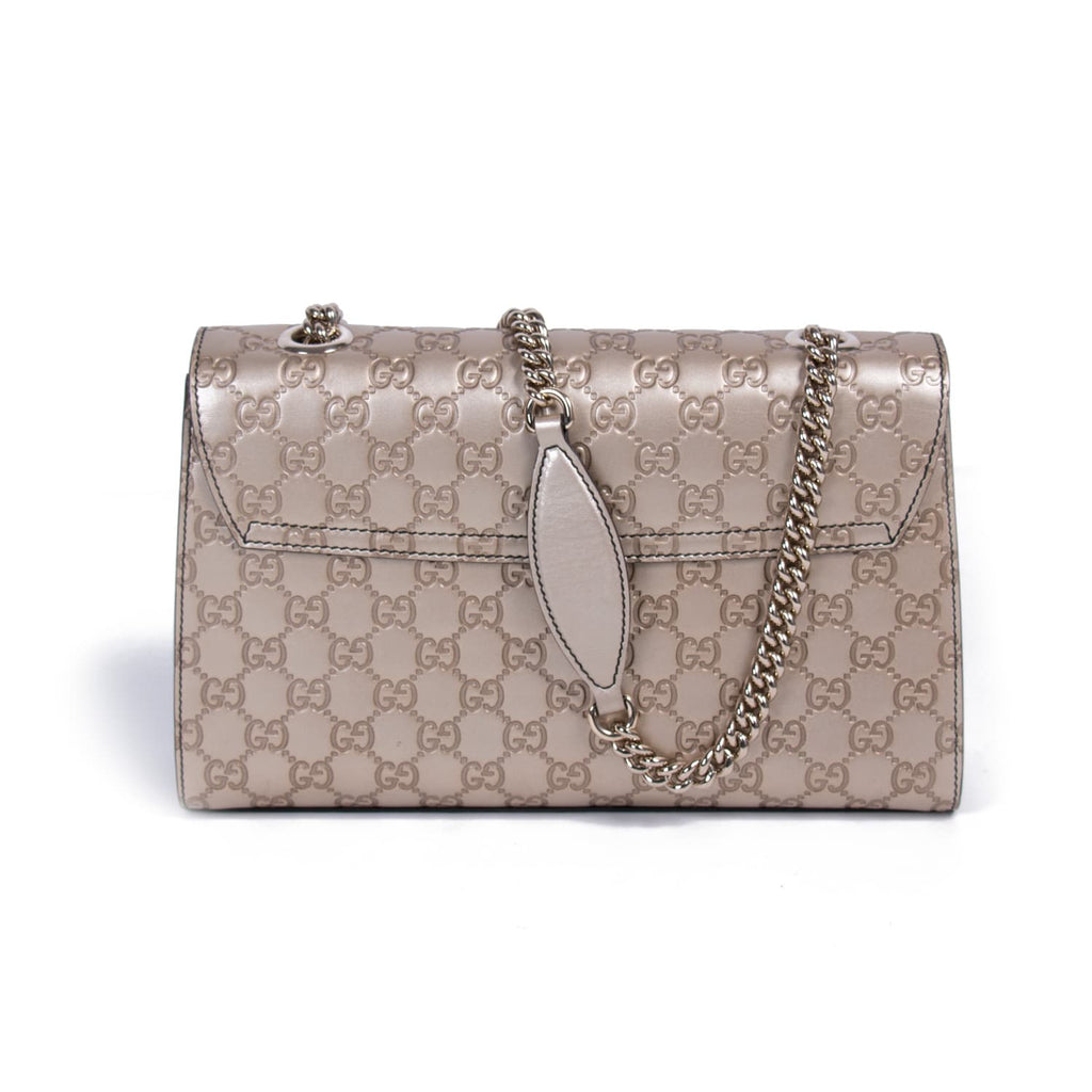 Gucci Emily Medium Metallic Shoulder Bag Bags Gucci - Shop authentic new pre-owned designer brands online at Re-Vogue