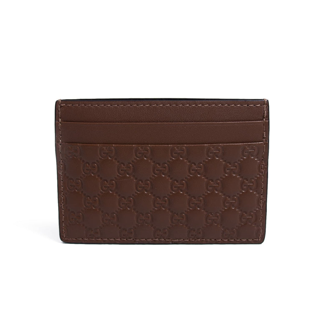 Gucci Guccissima Signature Card Holder Accessories Gucci - Shop authentic new pre-owned designer brands online at Re-Vogue