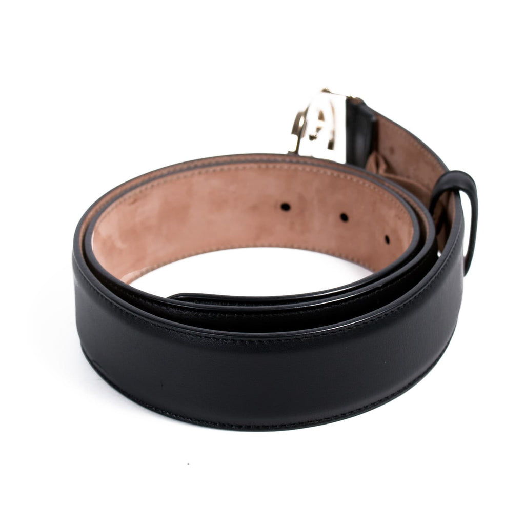 Gucci GG Interlocking Leather Belt Accessories Gucci - Shop authentic new pre-owned designer brands online at Re-Vogue