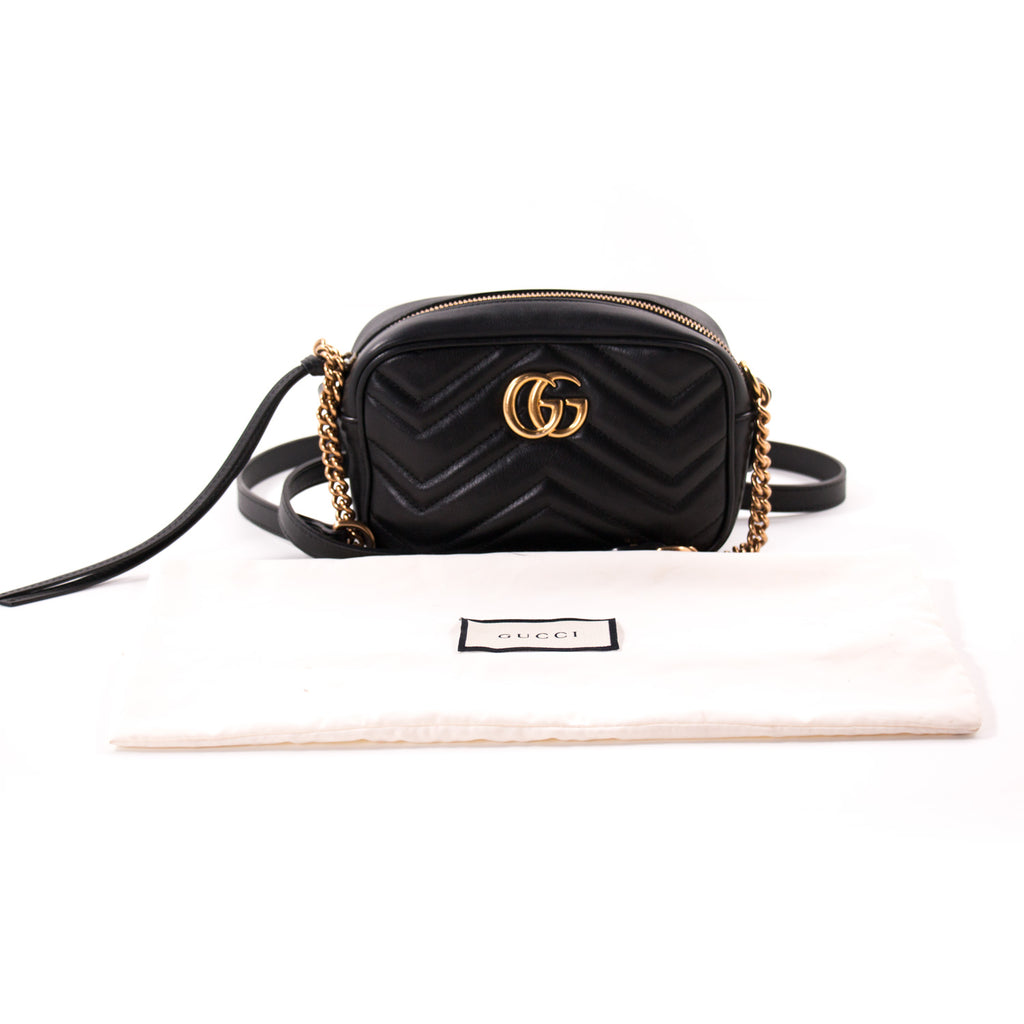 Gucci Marmont Matelassé Mini Bag Bags Gucci - Shop authentic new pre-owned designer brands online at Re-Vogue