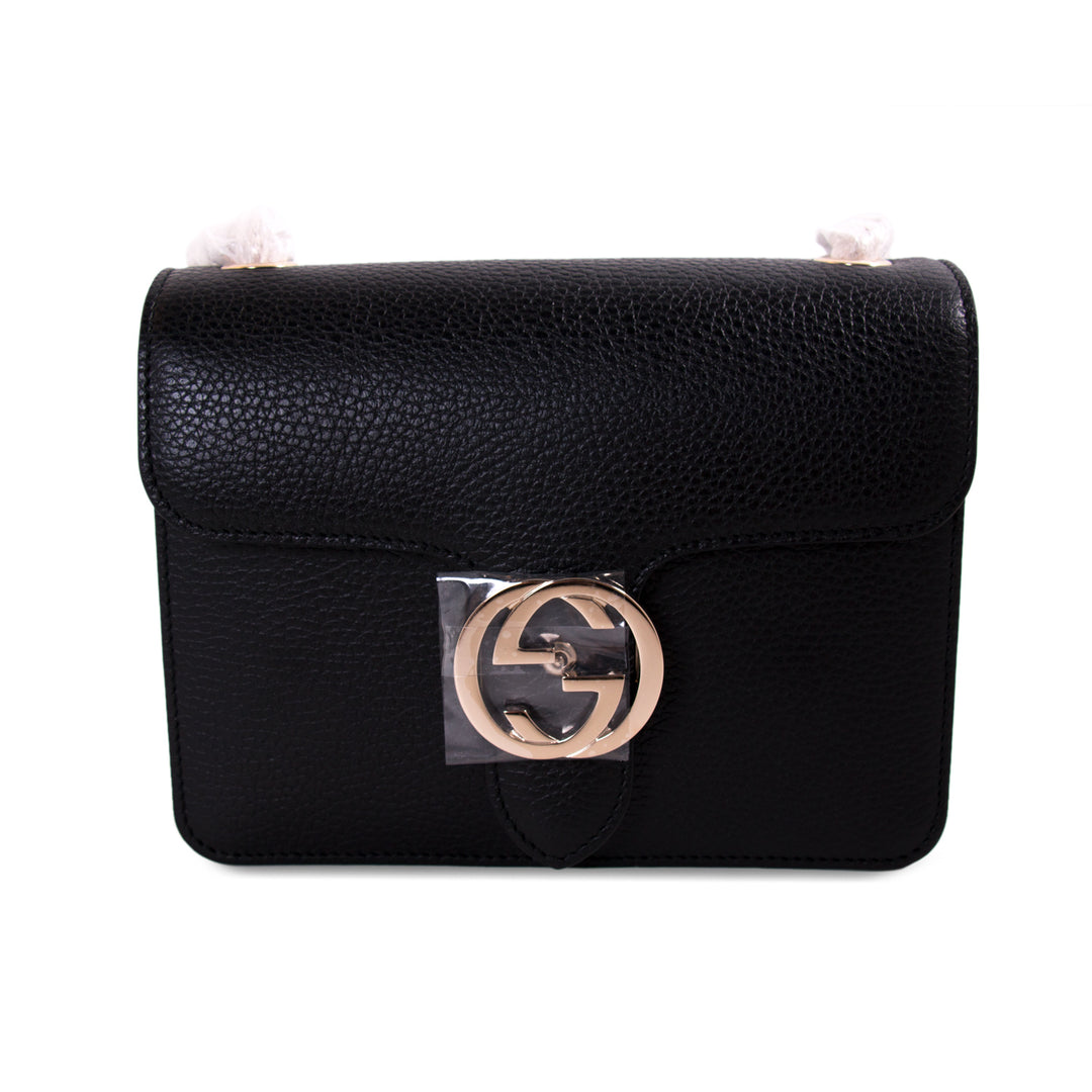 Gucci GG Interlocking Small Leather Bag Bags Gucci - Shop authentic new pre-owned designer brands online at Re-Vogue