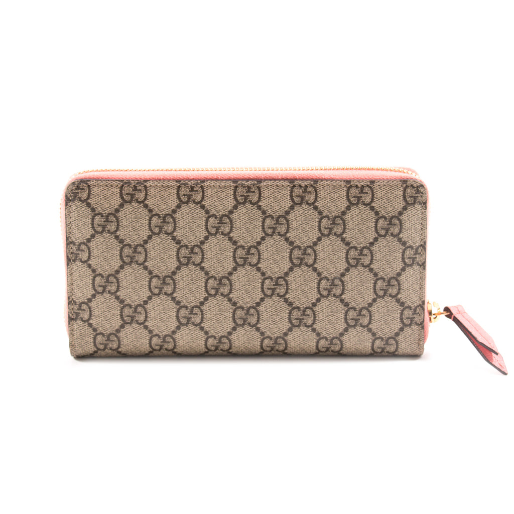 Gucci GG Supreme Zip Around Wallet Accessories Gucci - Shop authentic new pre-owned designer brands online at Re-Vogue