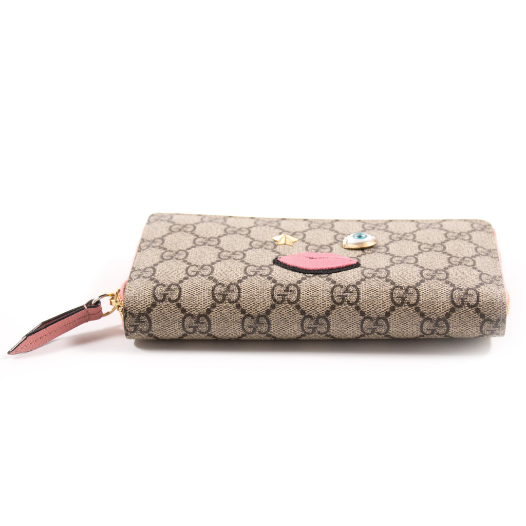 Gucci GG Supreme Zip Around Wallet Accessories Gucci - Shop authentic new pre-owned designer brands online at Re-Vogue